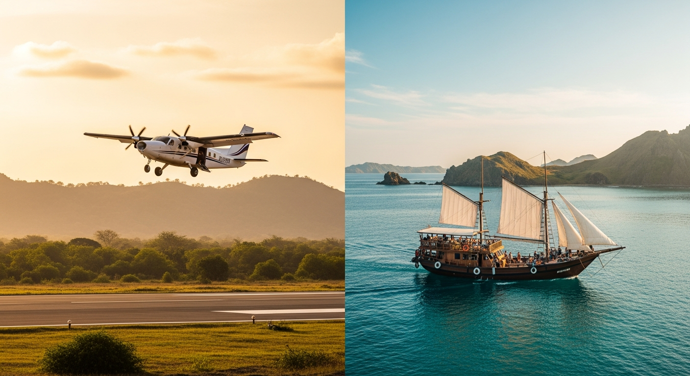 How to Get from Bali to Komodo Island: Flight vs. Boat Options from Labuan Bajo