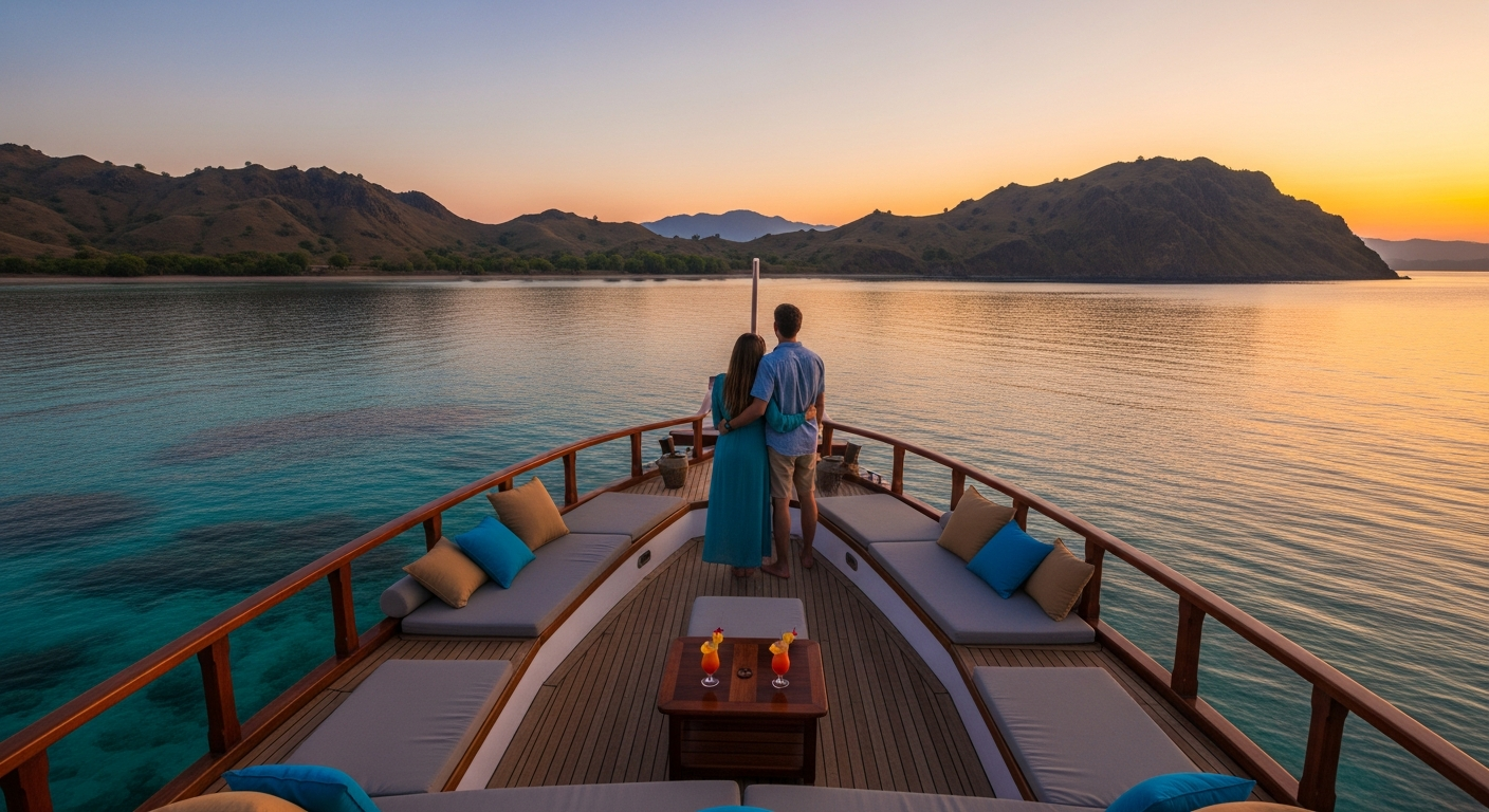 Best Humoneymoon Cruise from Labuan Bajo to Komodo: 4D/3N Liveaboard Itinerary